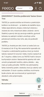 Jedalenská stolička Kinderkraft - 7