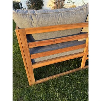 Variabilná drevená sedačka Evissa - 7