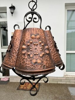 Kovovy tepany luster na chalupu luster - 7