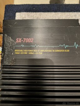 Subwoofer a zosilňovač - 7
