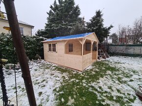 Záhradná drevené chatka 3.5x5m DOPRAVA ZDARMA - 7