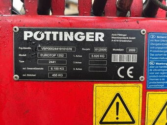 Predám zhrabovač sena Pöttinger Eurotop 1252 - 7