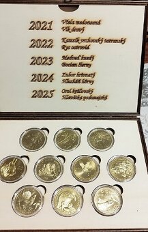 Sada 5-eurových mincí fauna flóra v kazete - 7