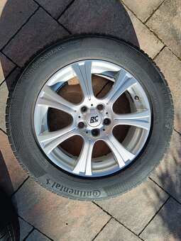 17" disky RC Design so zimnými pneu Continental 225/65 R17 - 7