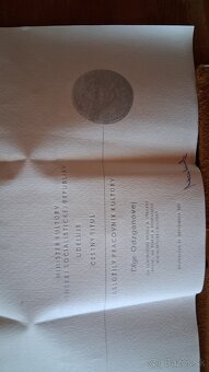 PLAKETA  Zaslúžilý pracovník kultúry - 7