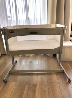CHICCO postieľka a kolíska Next2Me Magic - Cool Grey - 7