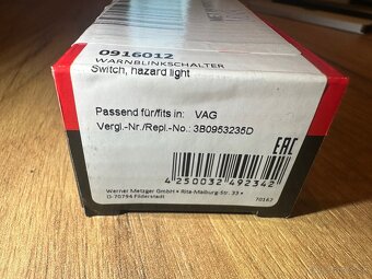 Metzger - Vypínač výstražných smeroviek - 7