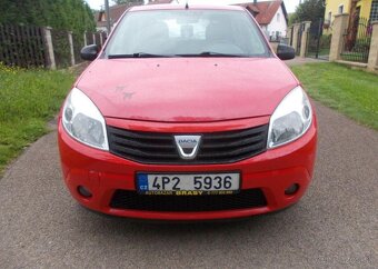 Dacia Sandero 1,4 55KW 1 maj koup v ČR benzín manuál 55 kw - 7