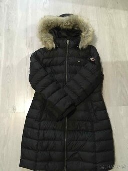 tommy hilfiger paperova zimna bunda-kabat s kozusinkou - 7