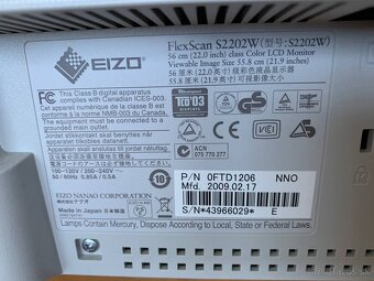 EIZO FlexScan S2202W 22" - 7