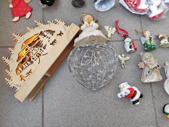 Predám tieto Vianočné dekorácie. Cena za celok. Osobne v Trn - 7