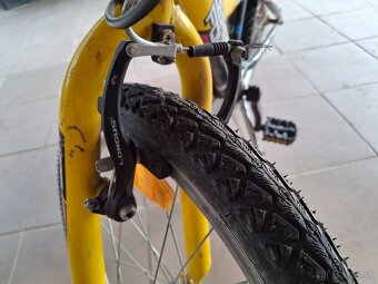 Detský bicykel 20" Leader Fox štýlový žltý - 7