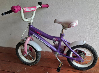 dievčenský bicykel LARA SWAN s 12" kolesami - 7