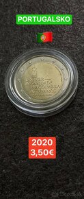 Euromince - pamätné dvojeurové mince Portugalsko - 7