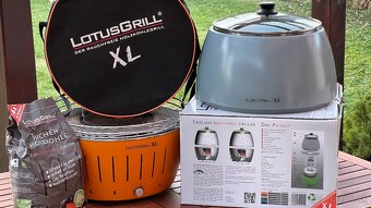 Predám bezdymový gril na drevné uhlie LotusGrill XL - 7