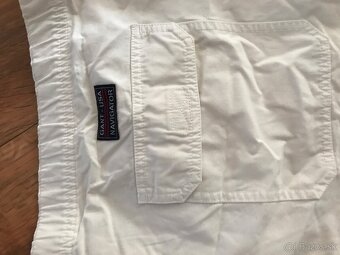 NOVÉ GANT originál biele pánske capri nohavice XL - 7