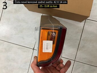 Svetlá a odrazové sklíčka na bicykel, príves, traktor vlečku - 7