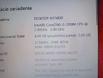 predám ntb HP / Intel core i3 / 4gb ram / ssd disk / HDMI- - 7