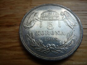 R-U 5 korona 1908 KB v krásnom stave - 7
