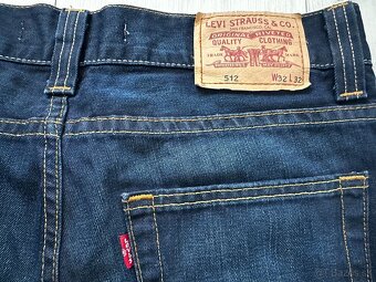 Nové,kvalitné džínsy LEVIS 512 Bootcut - veľkosť 32/32 - 7