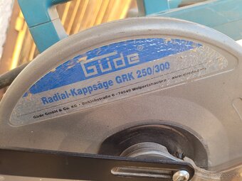 Pokosová píla Güde GRK 250/300 - 7