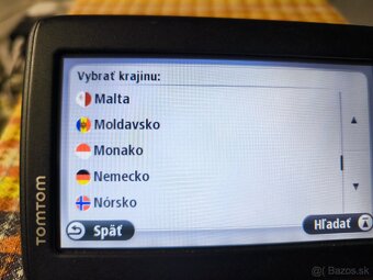 Predám gps navigáciu TomTom start xl Central europe - 7