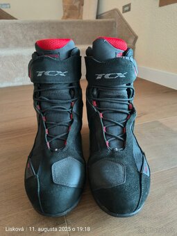 TCX OBUV ZETA WATERPROOF ČIERNO-ČERVENÉ - 7