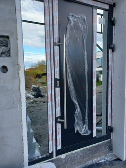 Prodám nové hliníkové dveře .Belgický profil. Aliplast - 7