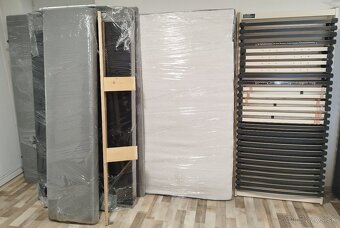 manzelska postel siva, 180x200x68 cm - 7