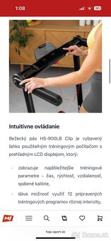 Úplne nový skladací bežecký pás HS-900LB Clip - 7