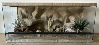 Terárium 90x40x40 s 3D stenou - 7