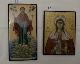 Staré ikony svätých v drevených rámoch - 7