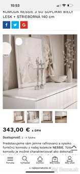 NOVÁ Komoda - 140cm - 7