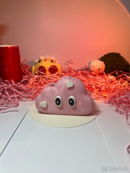 Ružový obláčik – držiak na drobnosti ☁️💖 - 7