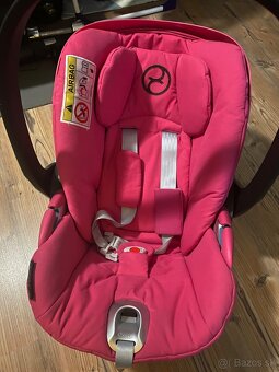 Bebetto Flavio Pro–čierny koženkový + 2 Cybex vajíčka - 7