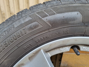 Alu disky Dezent 5x114,3 7Jx17 ET50 + zimné pneu 225/60 R17 - 7