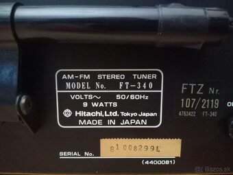 HITACHI FT-340 tuner - 7