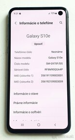 kvalitný kompaktný Samsung Galaxy S10 e 6GB/128GB - 7