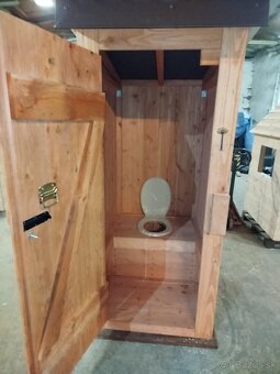 Drevená latrína/suché WC - 7