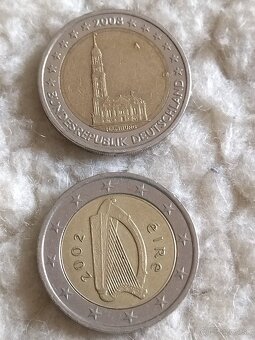 Vzácne obehové 2 euro mince - 7