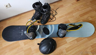 set snowboard F2 Glide, viazanie K2, topánky, prilba - 7