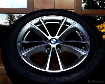 alu R17 5x120 ET27, bicolor, senzory, orig. BMW, nová rada 5 - 7