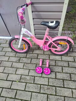 Predám zachovalý dievčenský bicykel 14' - 7