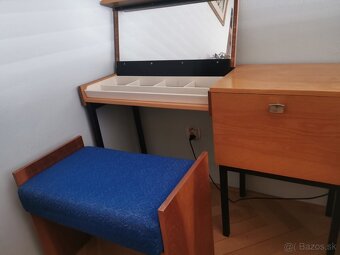 Retro drevená spálňová zostava - 7