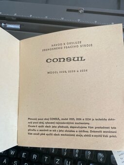 Pisaci stroj Consul 2226 s kufrikom - 7
