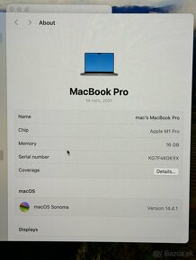 MacBook Pro M1 Pro 14” - 7
