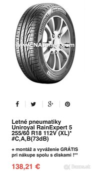 Nissan disky 6x114,3 r18 s pneu - 7