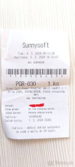 Menič napätia 12v 230v - 2000w čistý sinus - 7