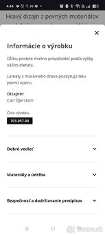 Rastúca posteľ IKEA Busunge - 7