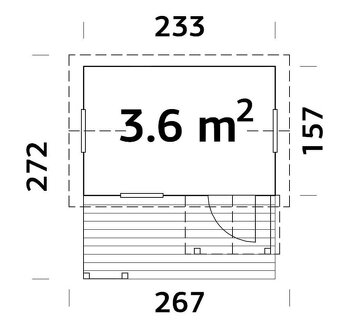 Detský drevený domček OTTO – veľký záhradný domček pre deti - 7